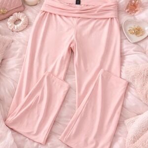 Plus size Pink fold over pants size 3xl